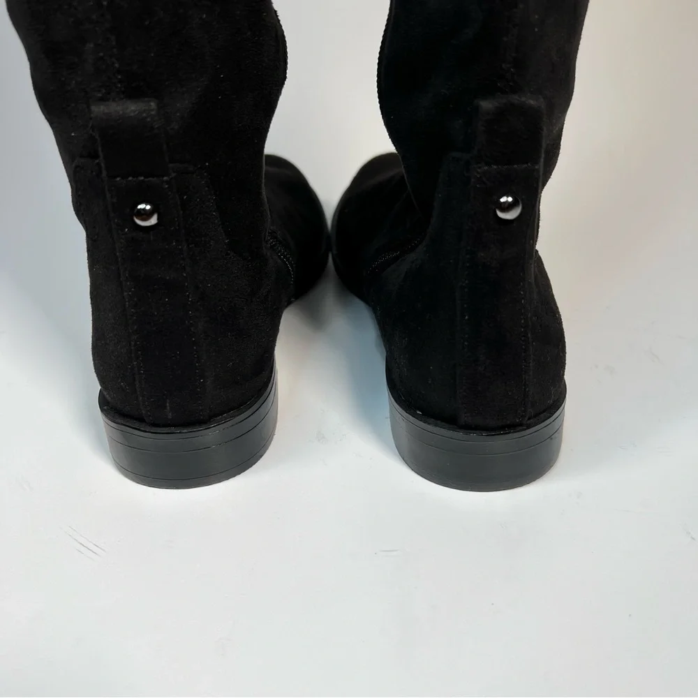 Kenneth Cole Reaction Windy-Y Over the Knee Black Faux Suede Boot- New - Picture 11 of 14